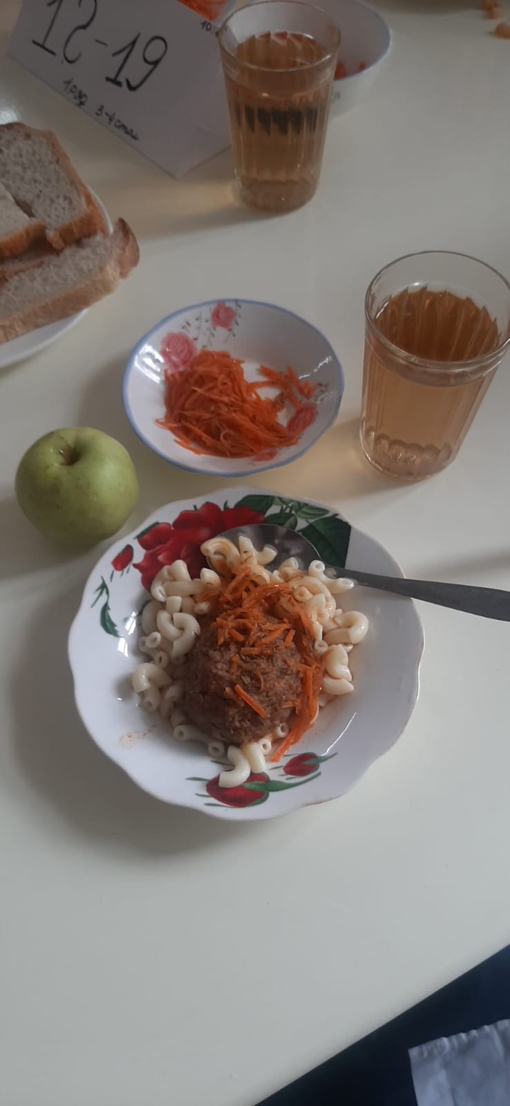 Школьное питание. 5 день. 1 смена.